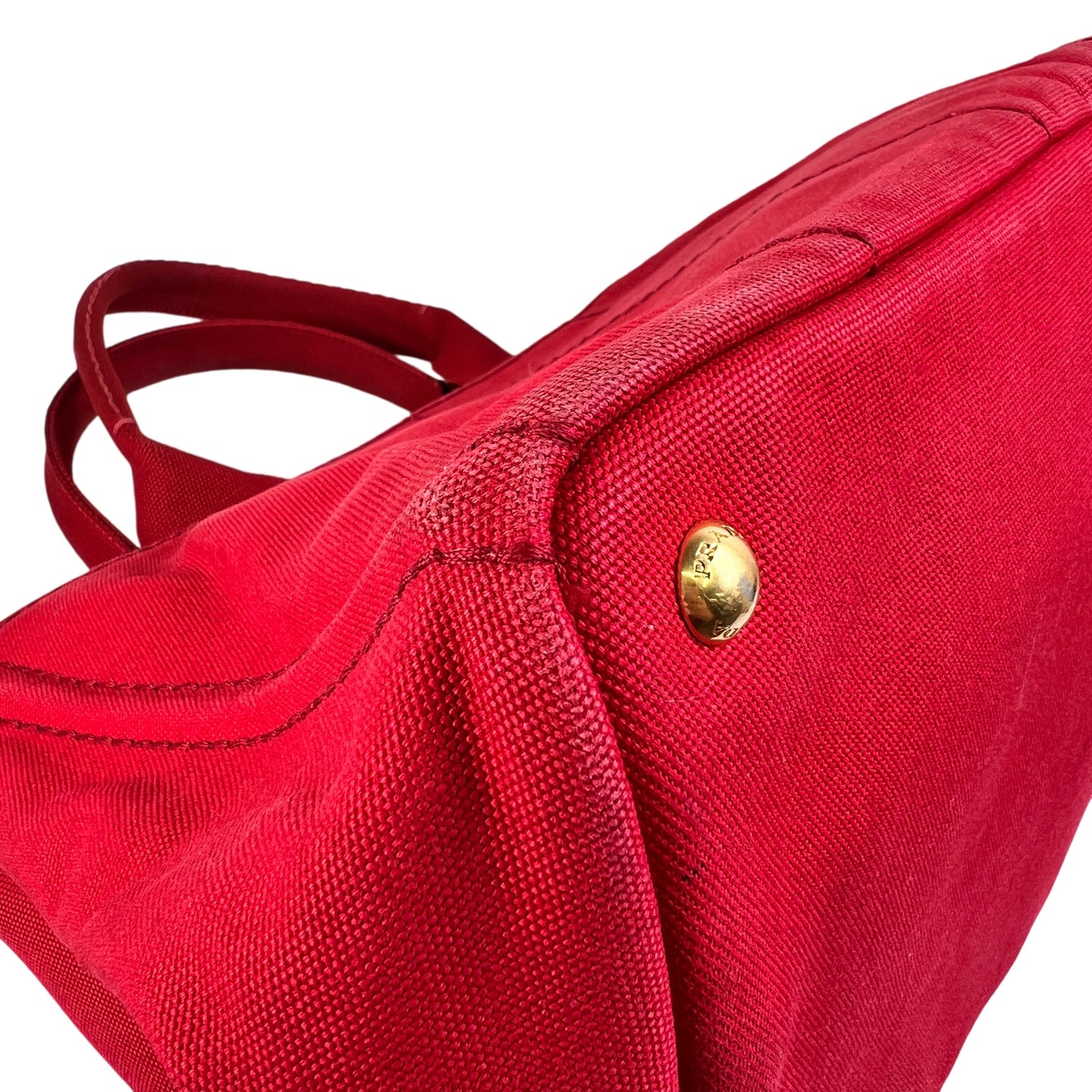 Prada Red Tote Bags A-15312