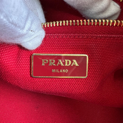 Prada Red Tote Bags A-15312