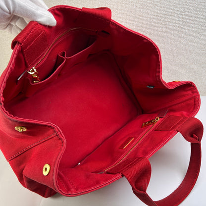 Prada Red Tote Bags A-15312