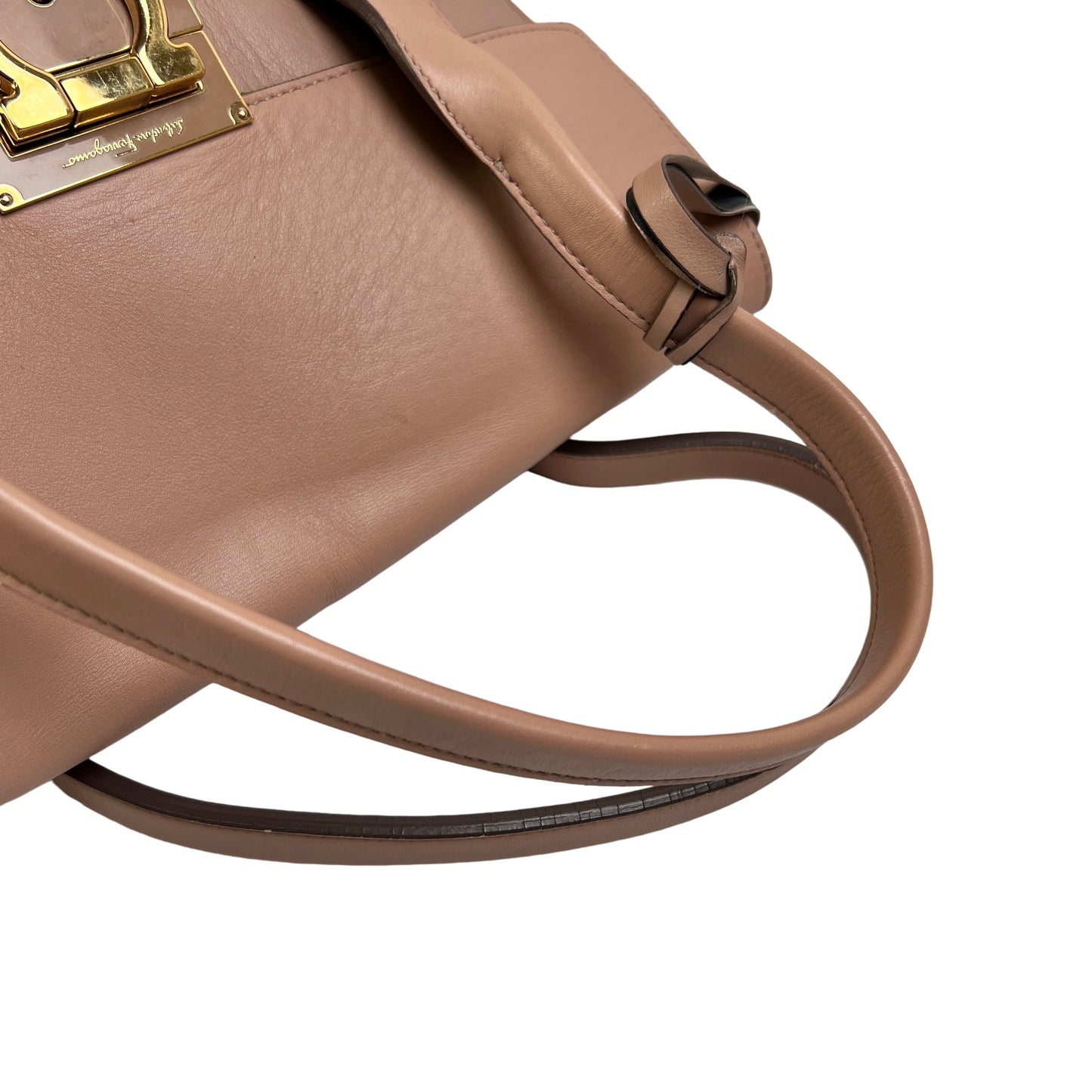 Ferragamo Pink Handle Bags A-15313