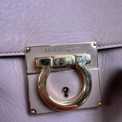 Ferragamo Pink Handle Bags A-15313