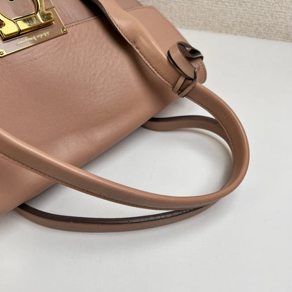 Ferragamo Pink Handle Bags A-15313
