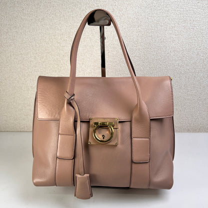 Ferragamo Pink Handle Bags A-15313