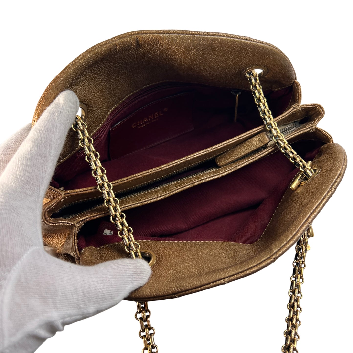 Chanel Gold Shoulder Bags A-15327