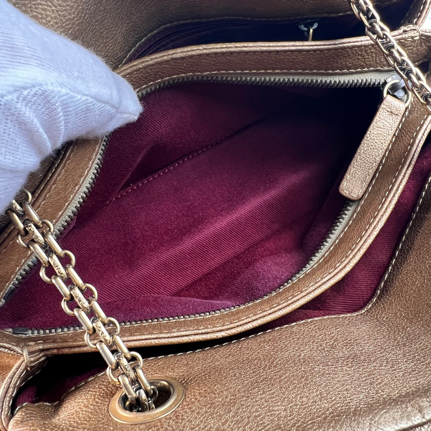 Chanel Gold Shoulder Bags A-15327