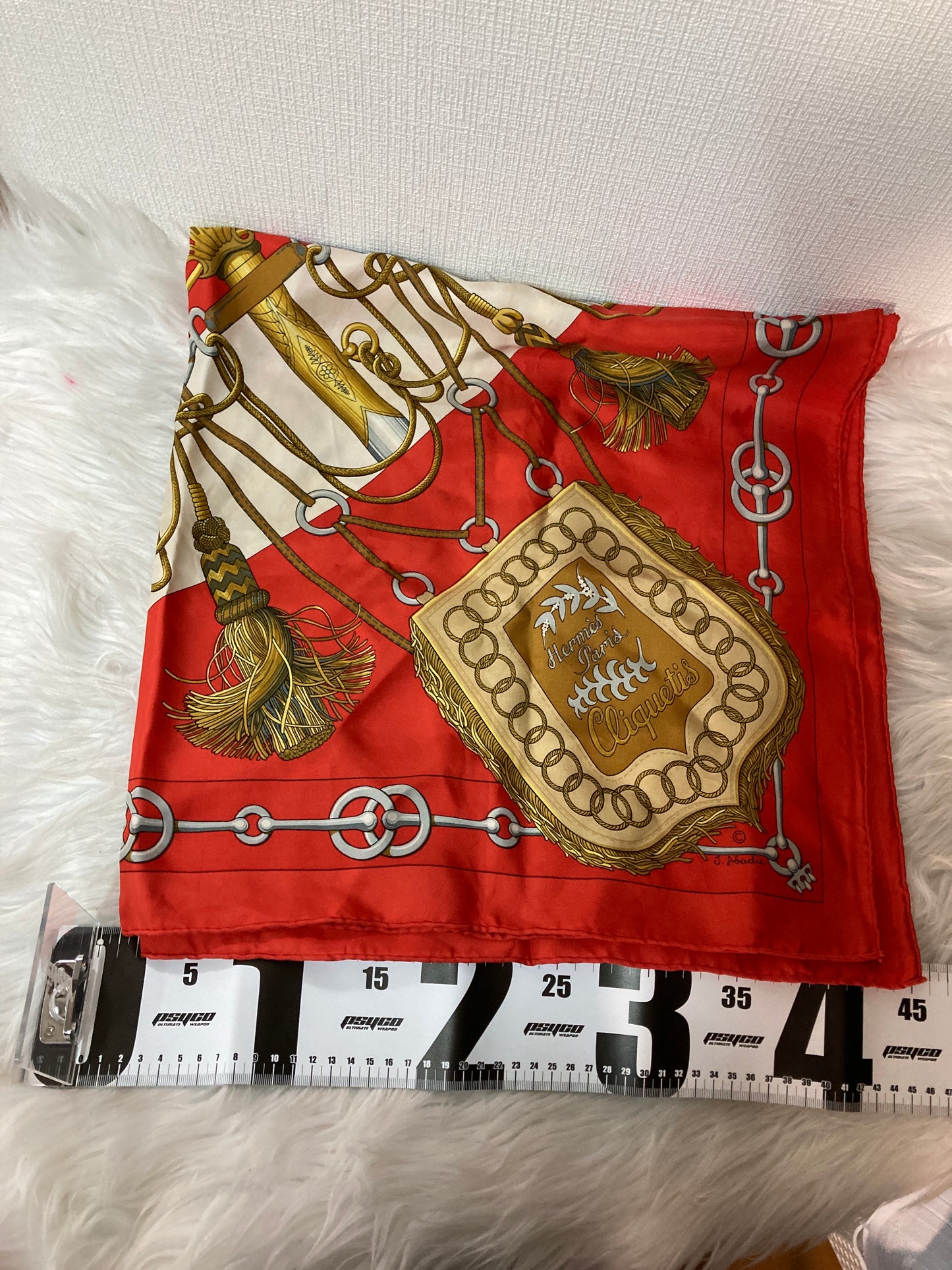 Hermes レッド系 Scarves A-15331