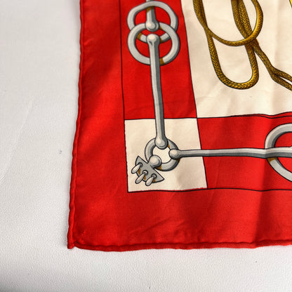 Hermes Red Scarves A-15331