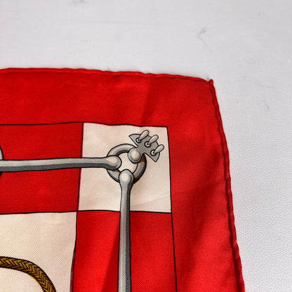 Hermes Red Scarves A-15331