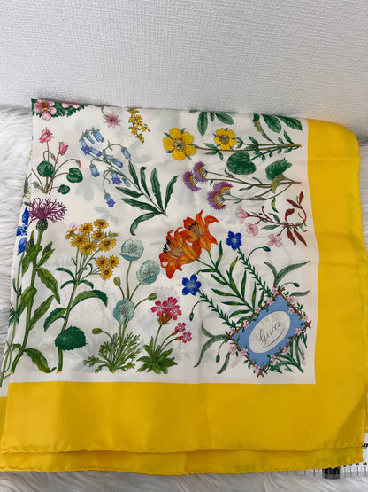 Gucci Yellow Scarves A-15342