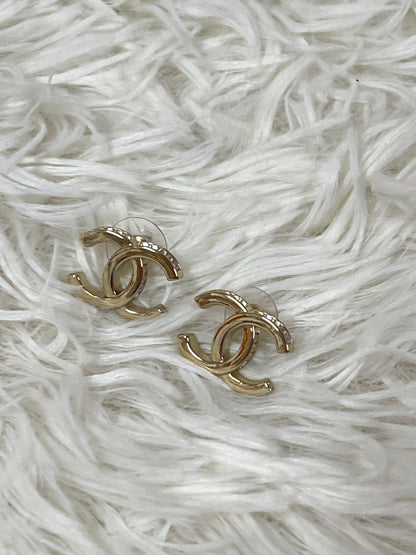 Chanel Gold Earrings A-15344