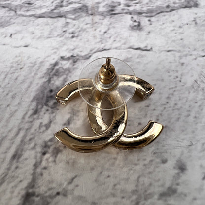 Chanel Gold Earrings A-15344