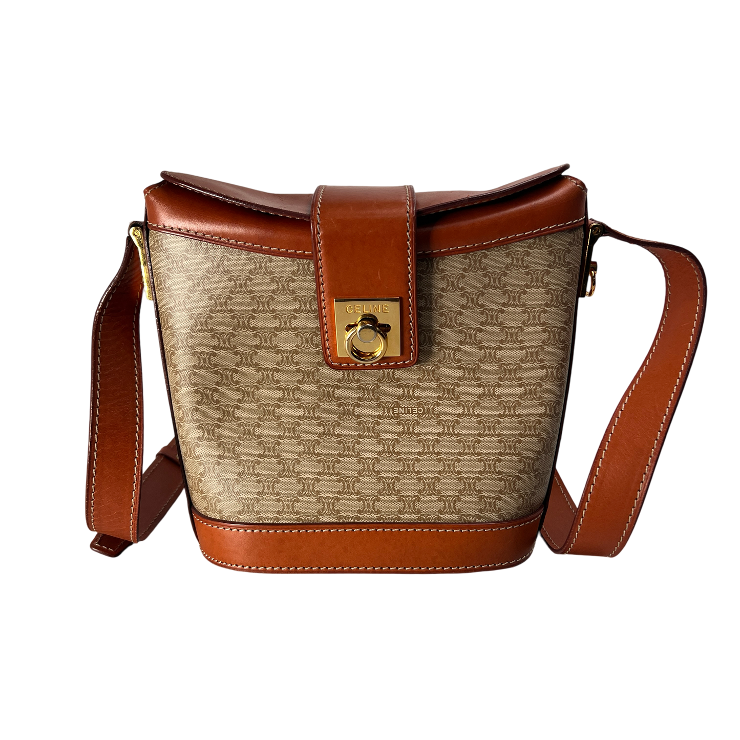 Celine Beige Shoulder Bags A-15349