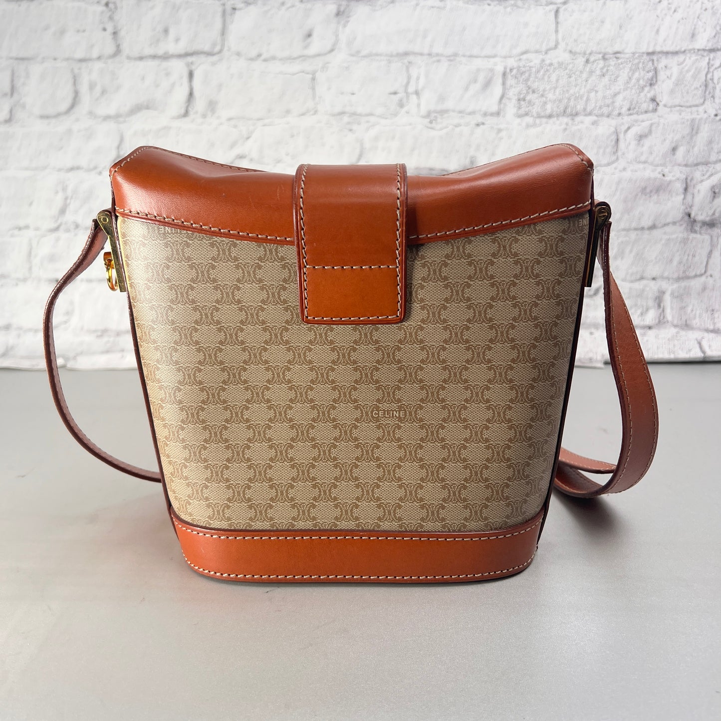 Celine Beige Shoulder Bags A-15349