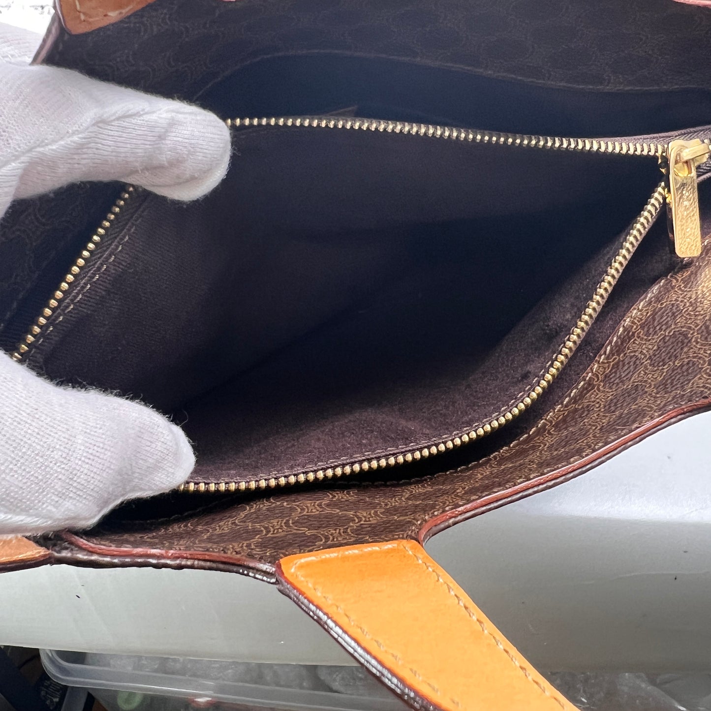 Celine Brown Tote Bags A-15355
