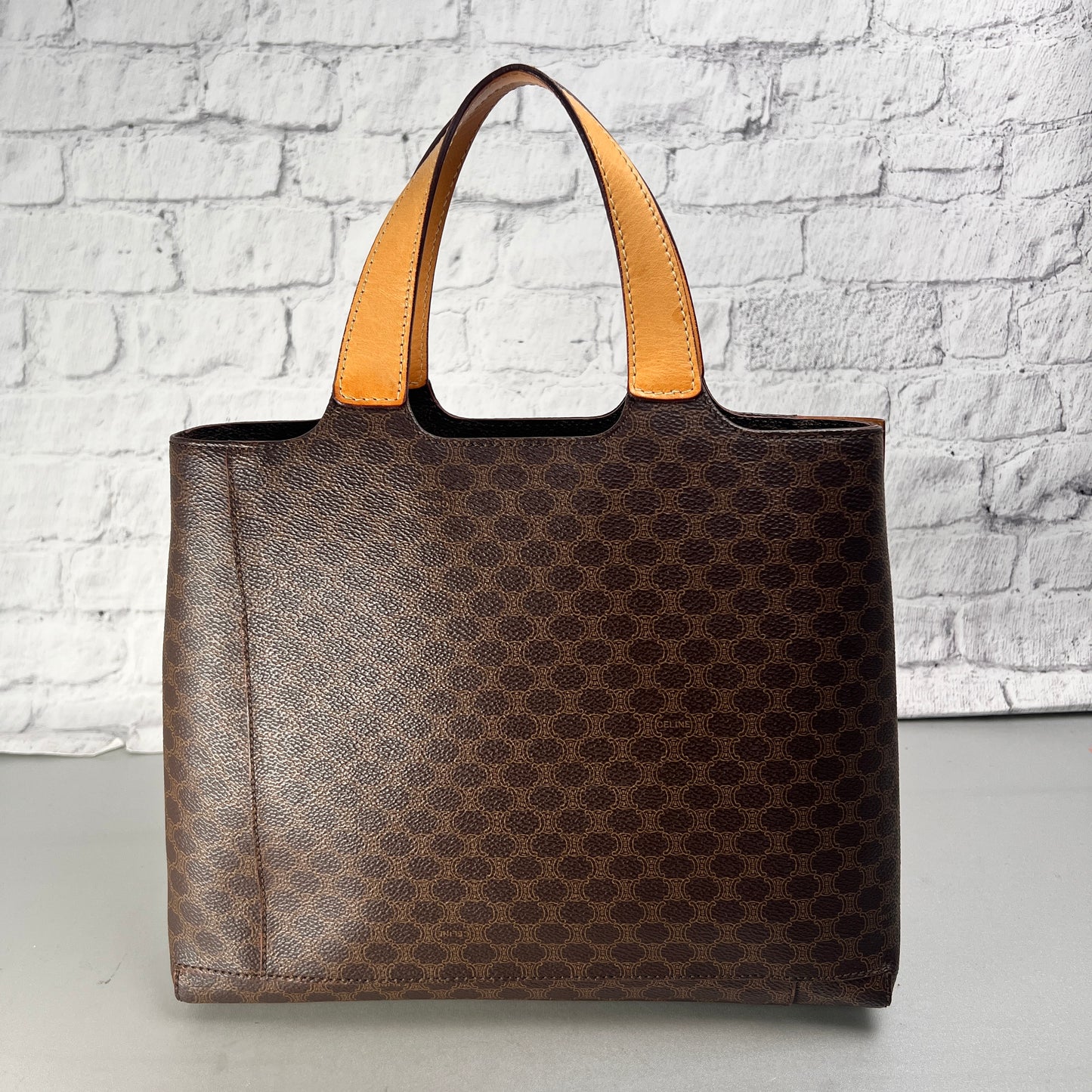 Celine Brown Tote Bags A-15355
