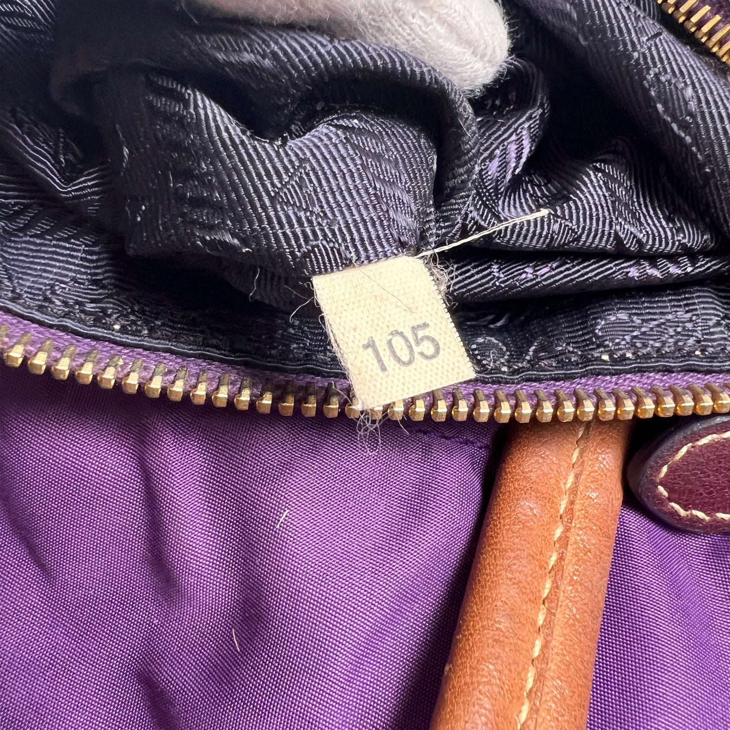 Prada Purple Shoulder Bags A-15360