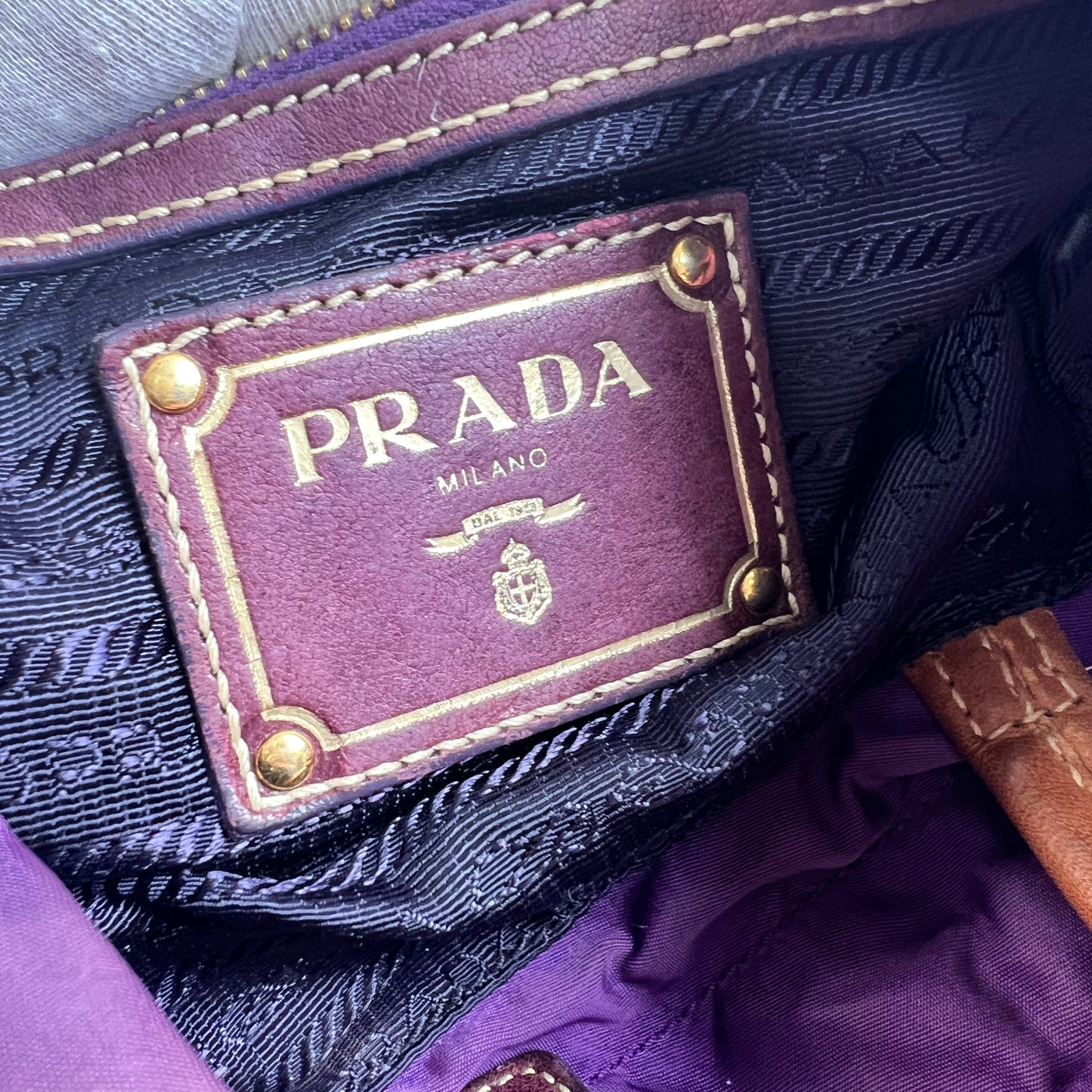 Prada Purple Shoulder Bags A-15360