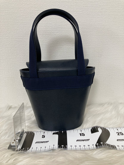 Ferragamo Blue Handle Bags A-15362