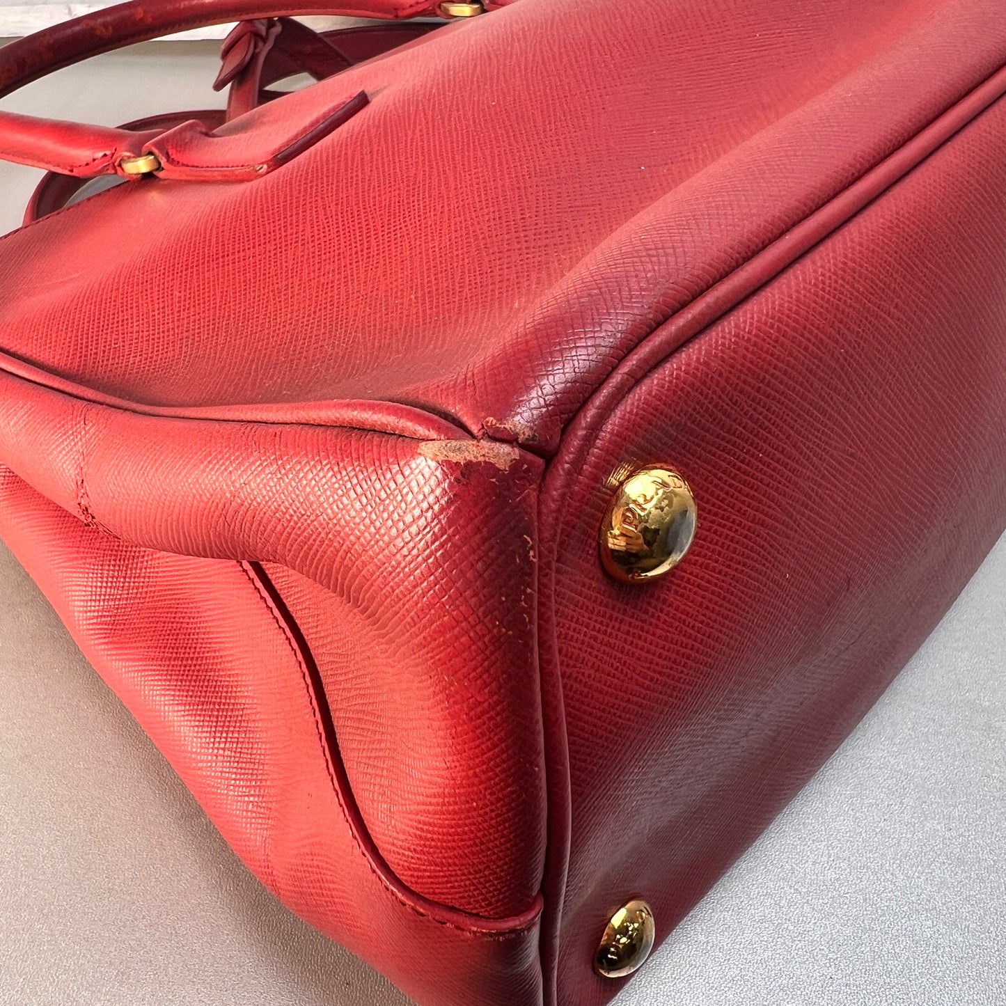 Prada Red Handle Bags A-15375