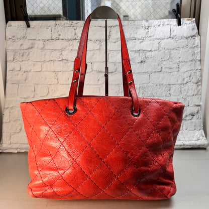 Chanel Red Tote Bags A-15383