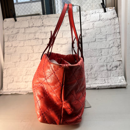 Chanel Red Tote Bags A-15383