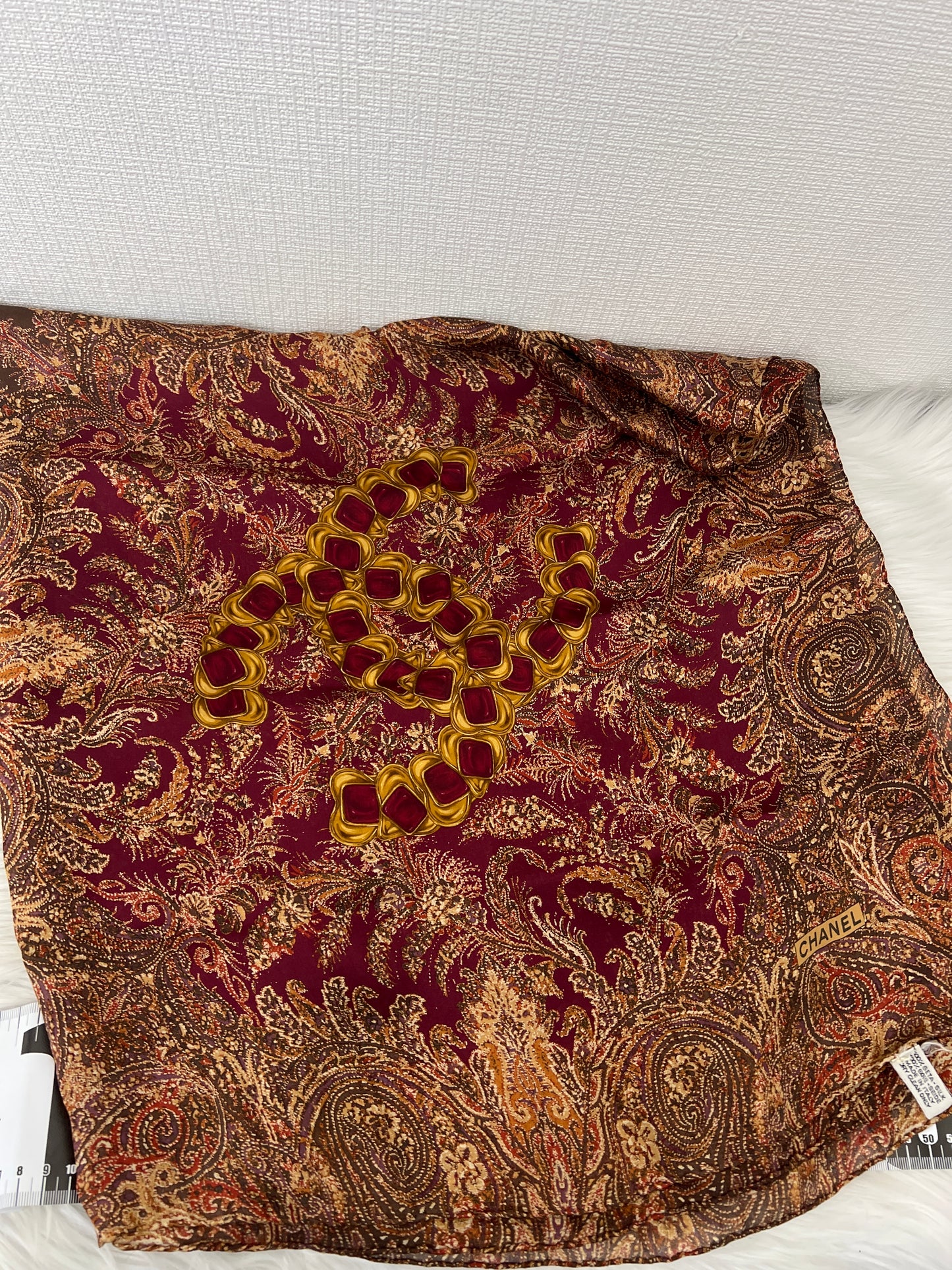 Chanel Brown Scarves A-15401