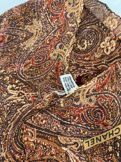 Chanel Brown Scarves A-15401