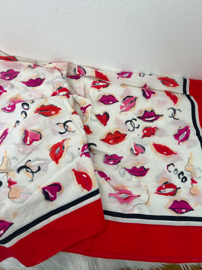 Chanel Red Scarves A-15402