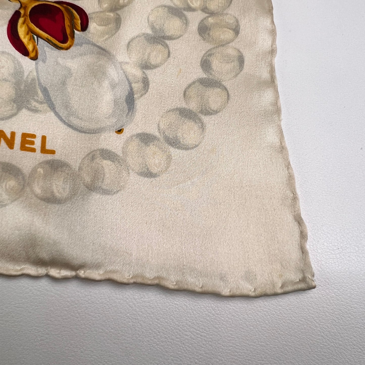Chanel Beige Scarves A-15406