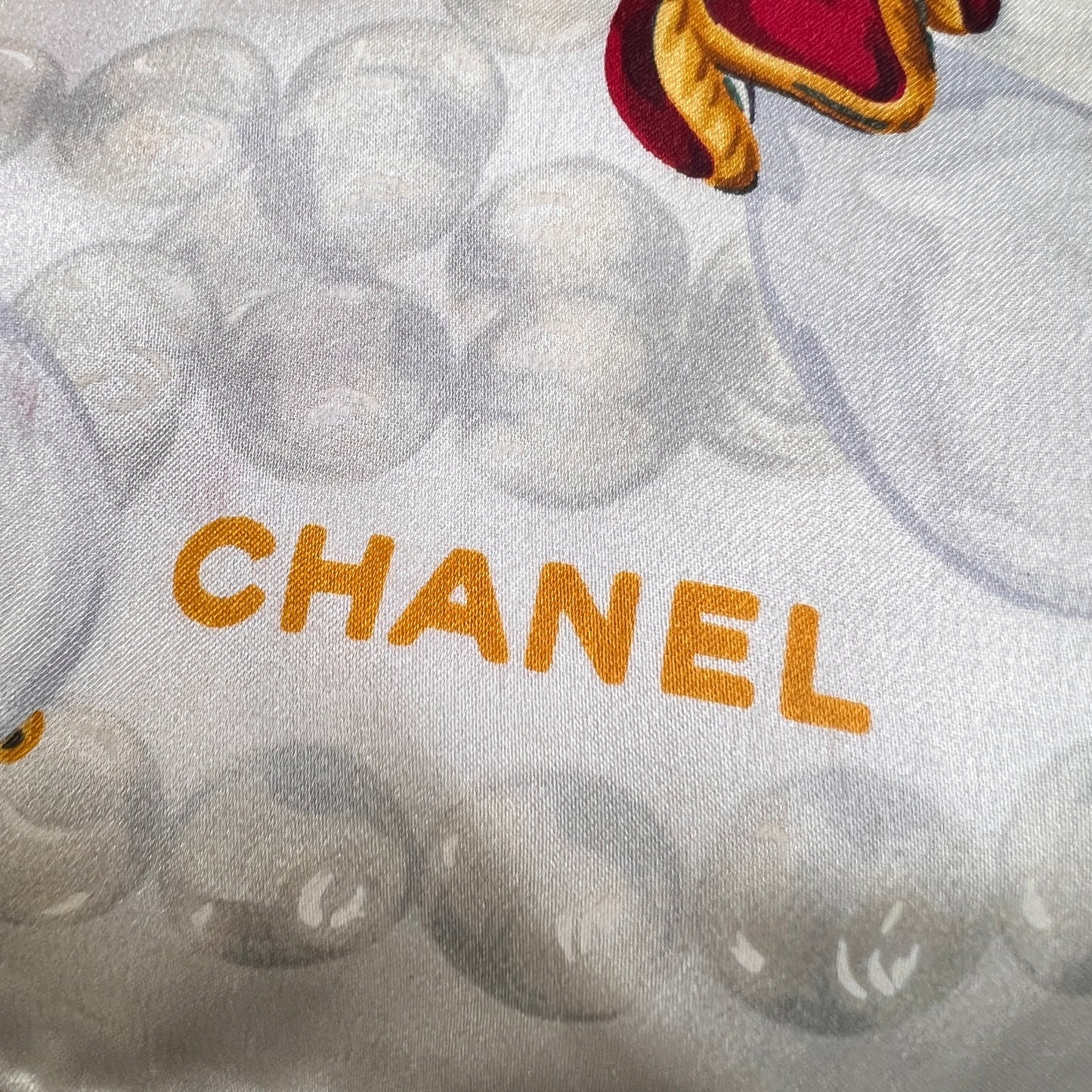 Chanel Beige Scarves A-15406