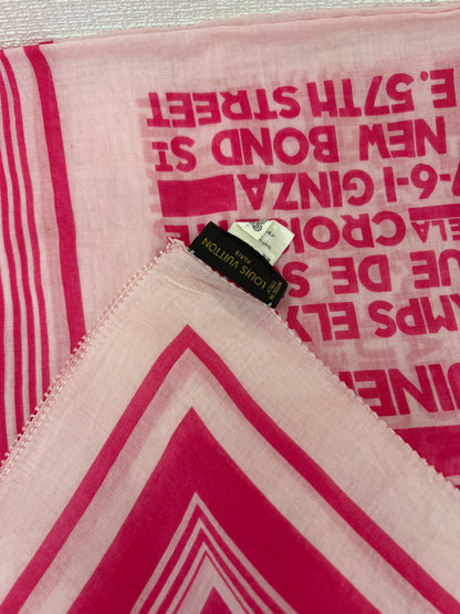 Louis Vuitton Pink Scarves A-15408