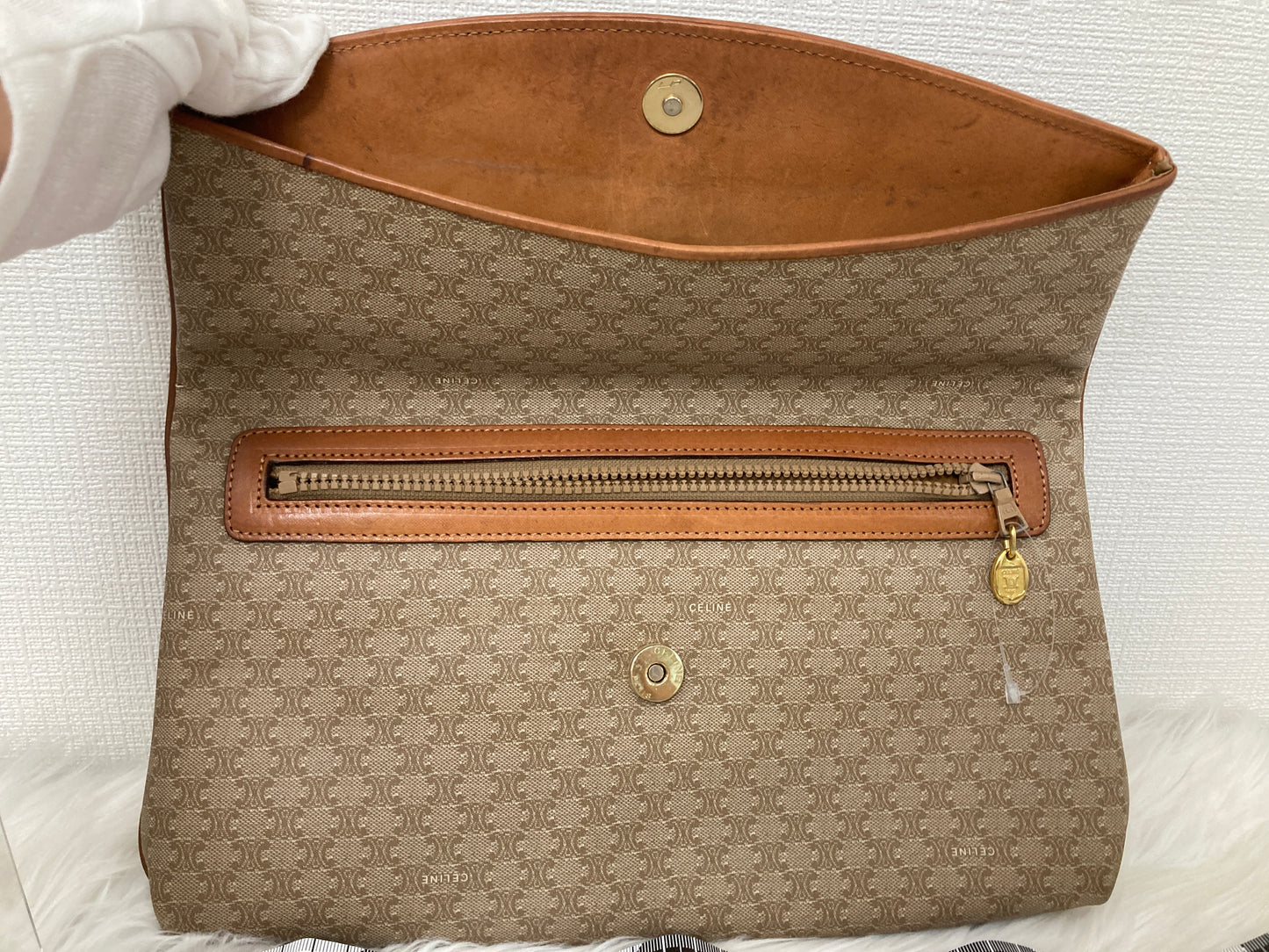 Celine Beige Pouches A-15411