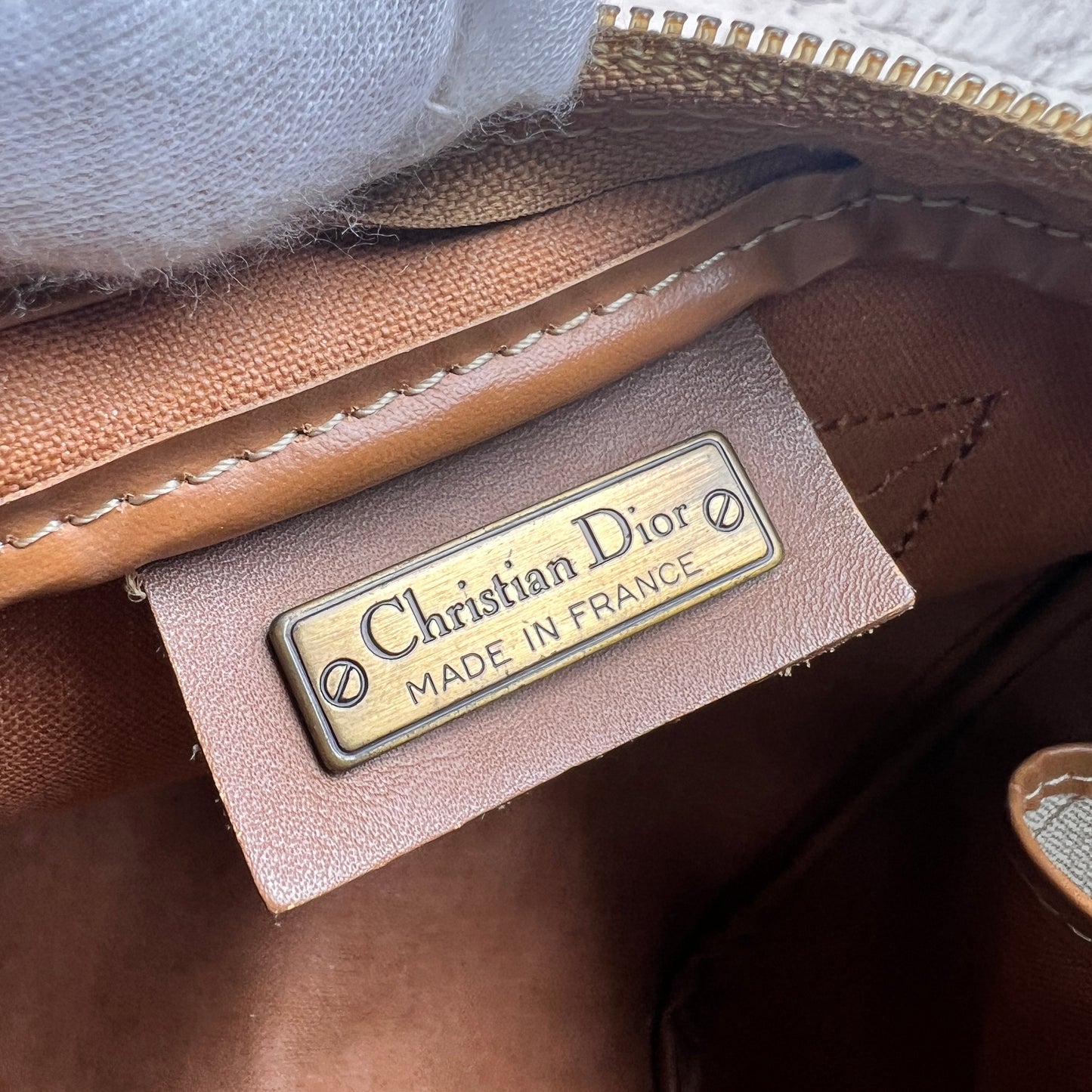 Dior Beige Travel Bags A-15435
