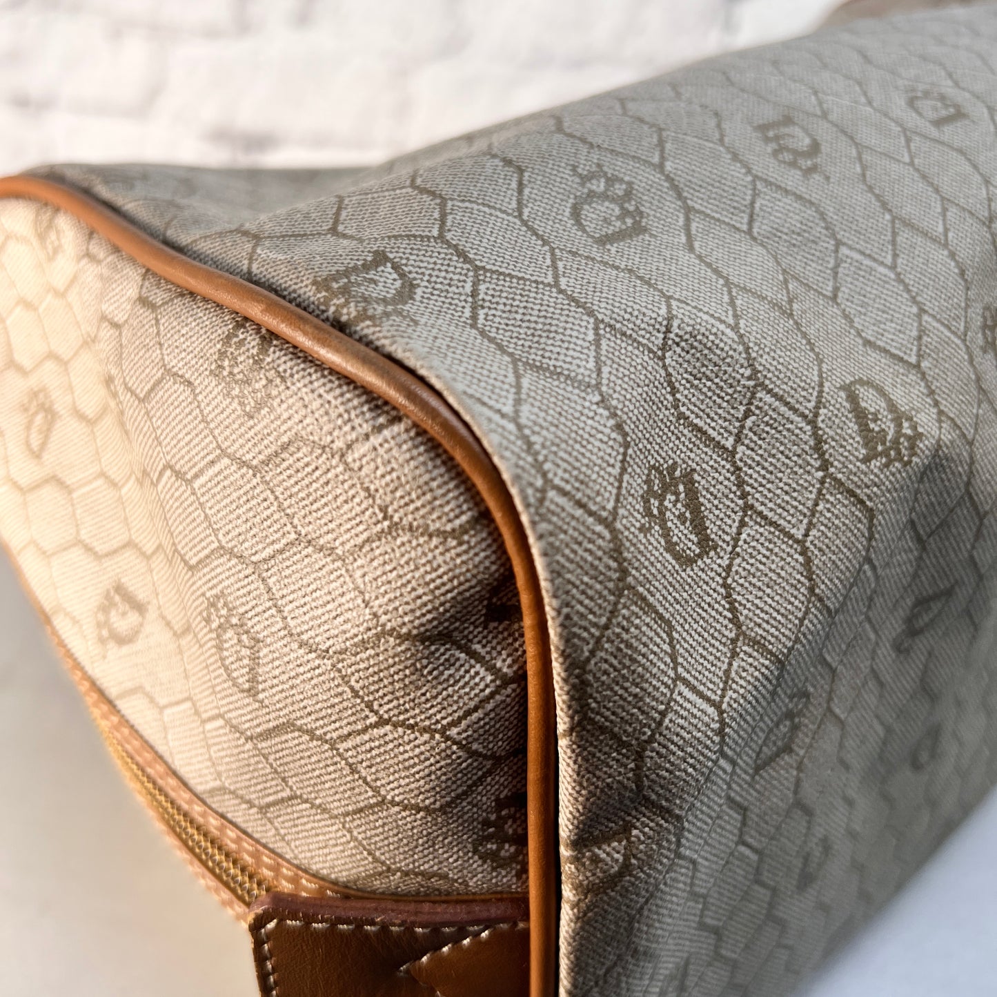Dior Beige Travel Bags A-15435