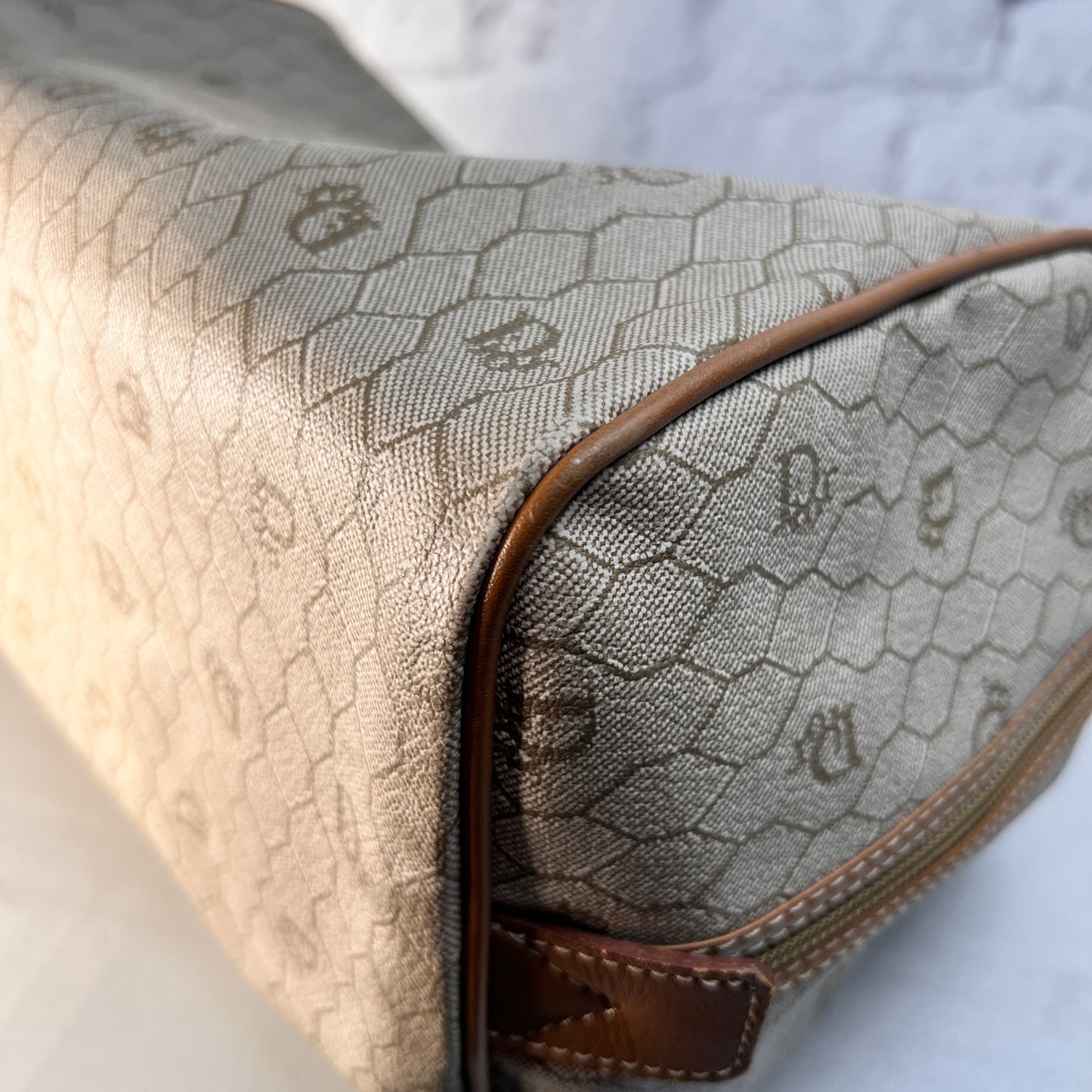 Dior Beige Travel Bags A-15435