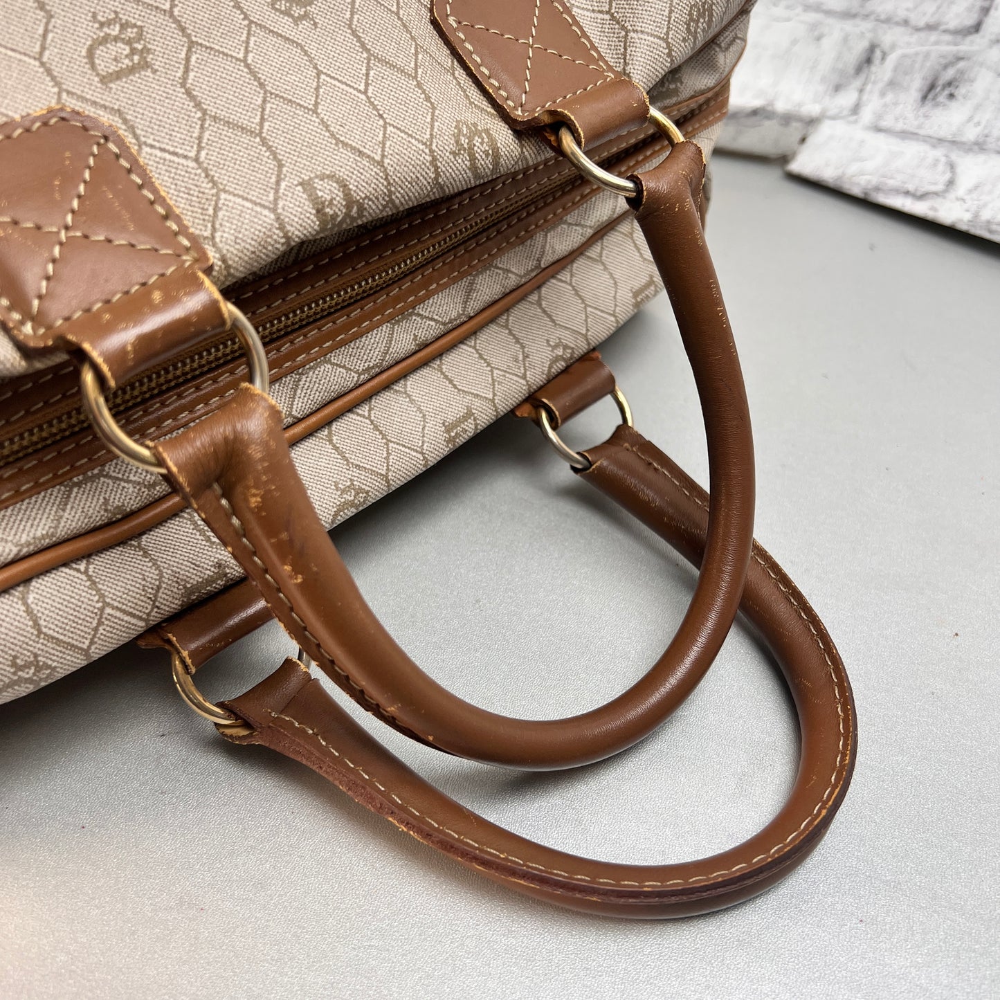 Dior Beige Travel Bags A-15435