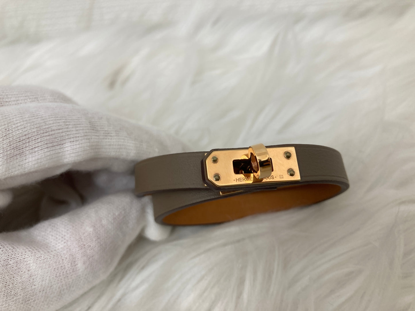 Hermes Beige Small goods A-15437