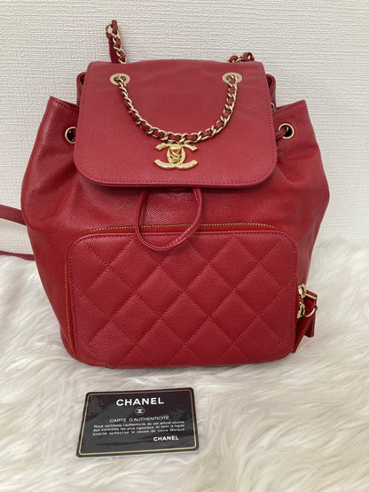 Chanel Red Backpacks A-15438