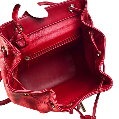 Chanel Red Backpacks A-15438