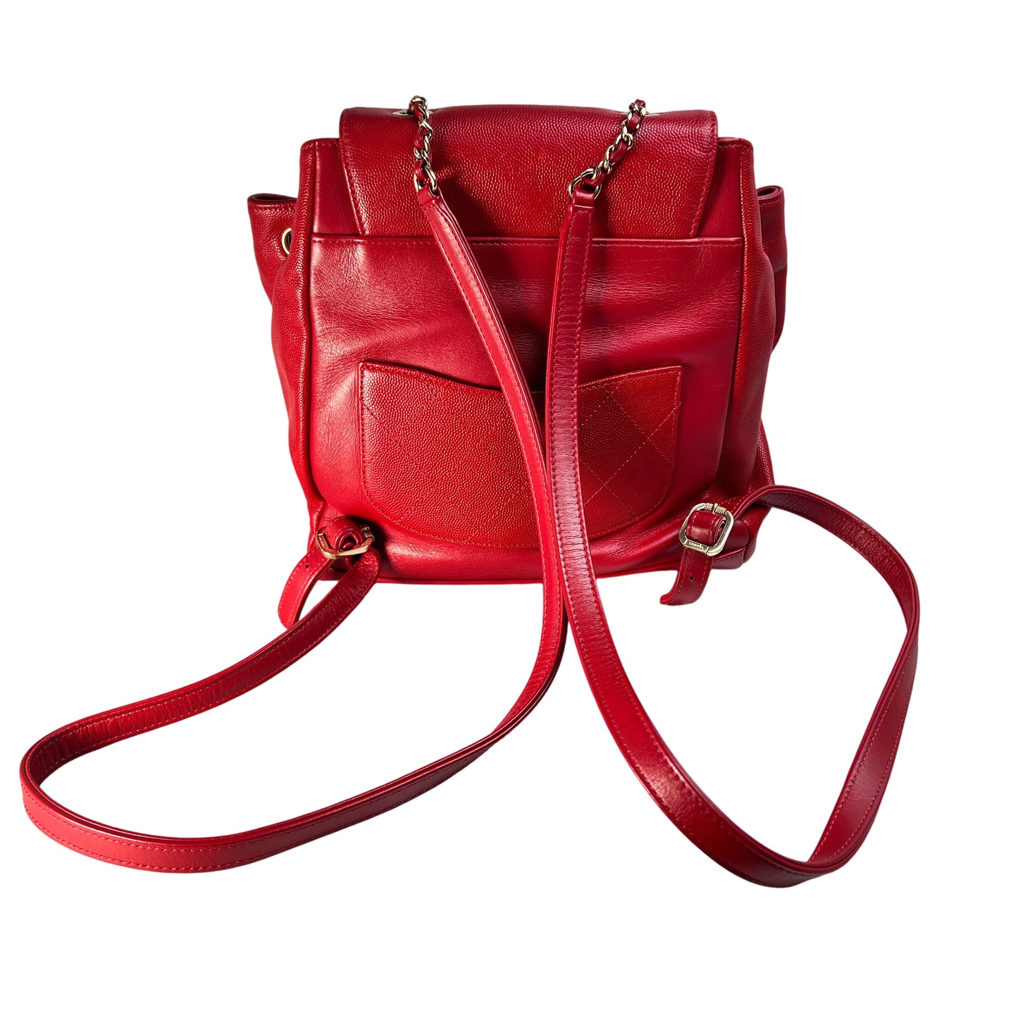 Chanel Red Backpacks A-15438