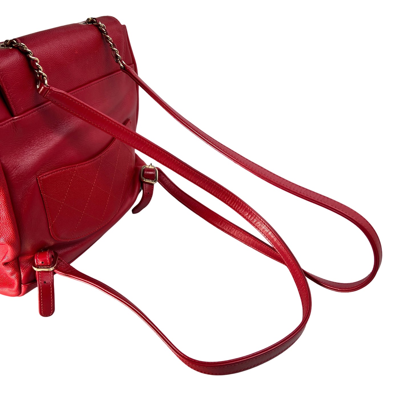 Chanel Red Backpacks A-15438