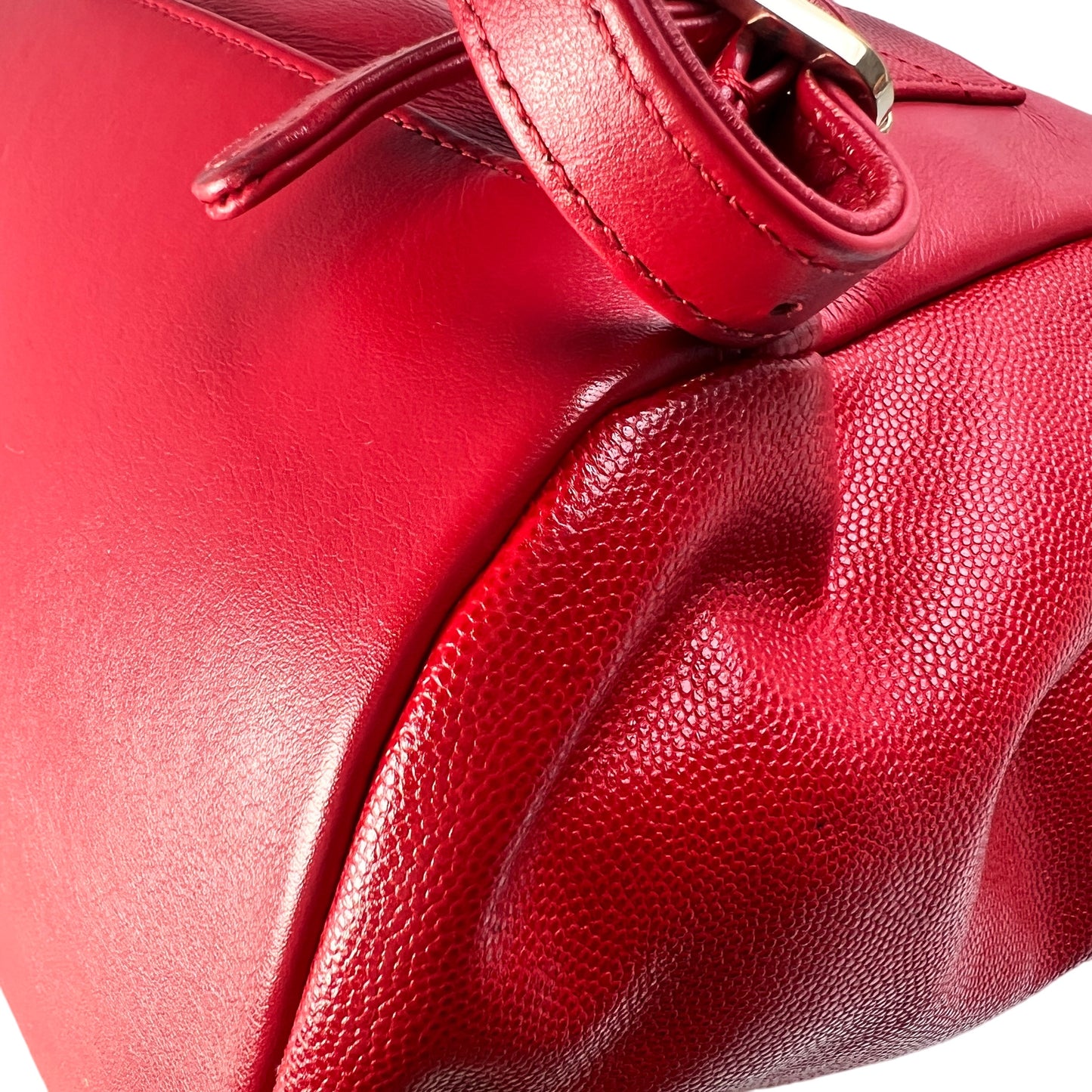 Chanel Red Backpacks A-15438