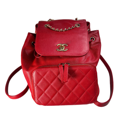 Chanel Red Backpacks A-15438