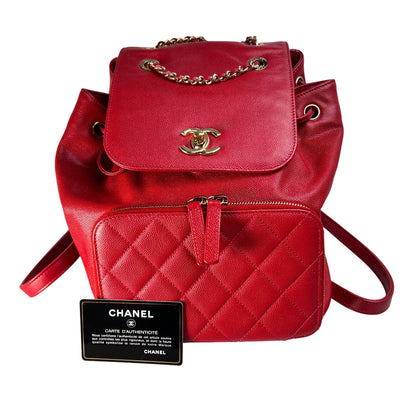 Chanel Red Backpacks A-15438