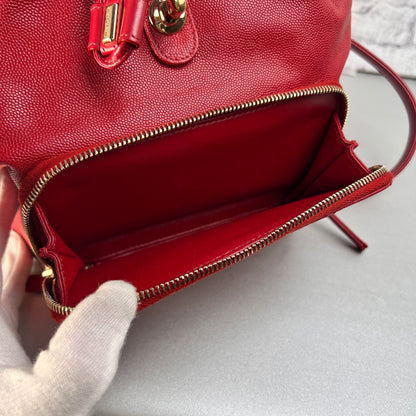 Chanel Red Backpacks A-15438