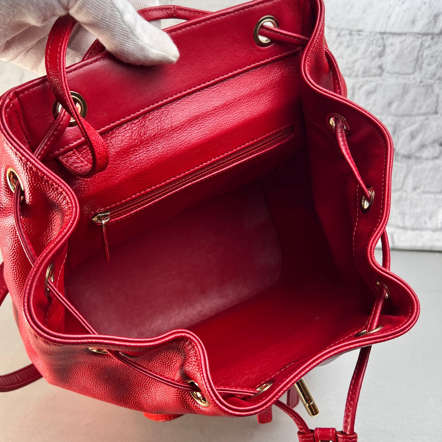 Chanel Red Backpacks A-15438