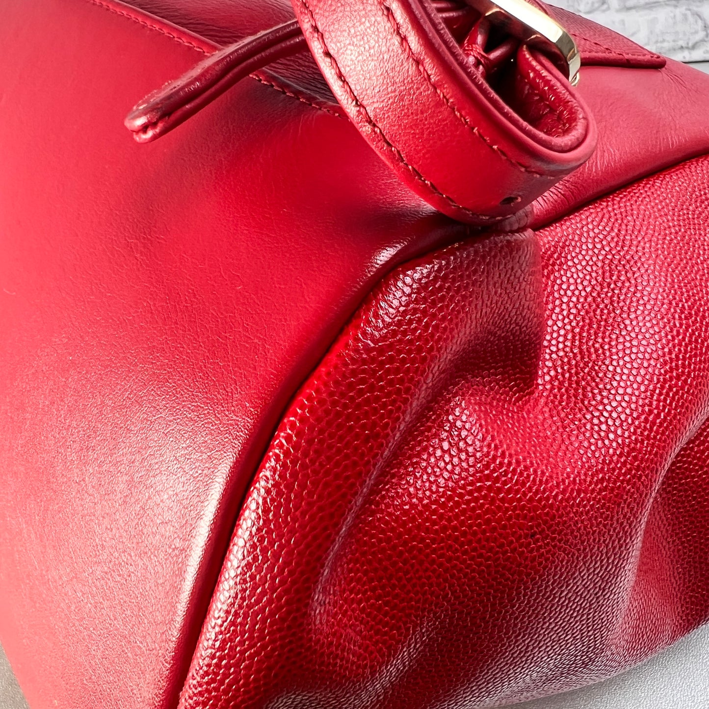 Chanel Red Backpacks A-15438