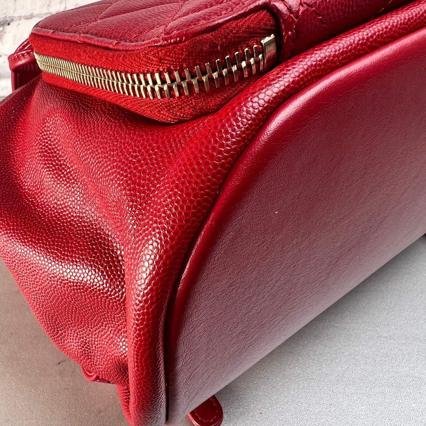 Chanel Red Backpacks A-15438