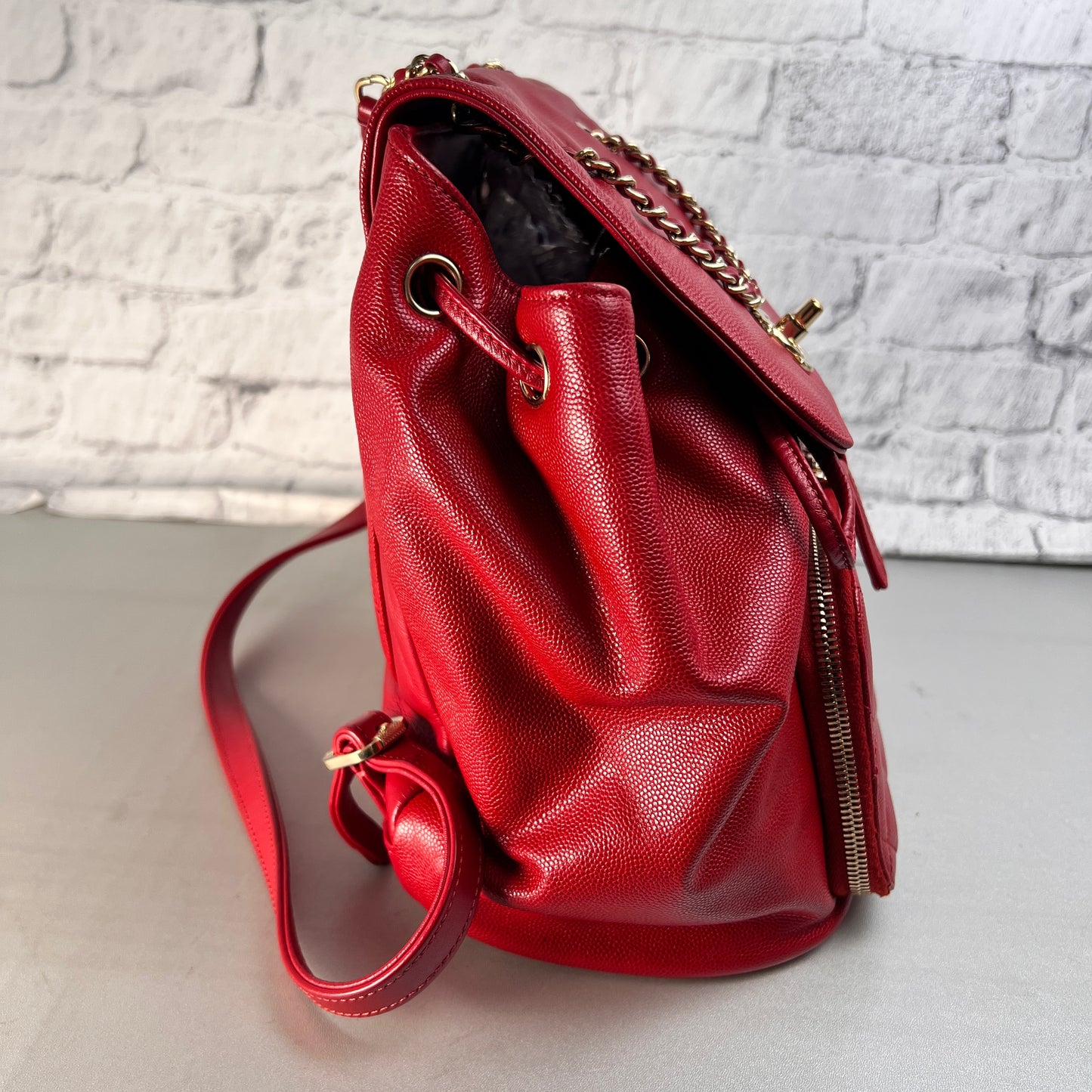 Chanel Red Backpacks A-15438