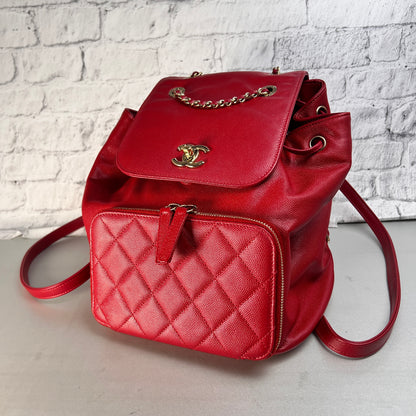 Chanel Red Backpacks A-15438